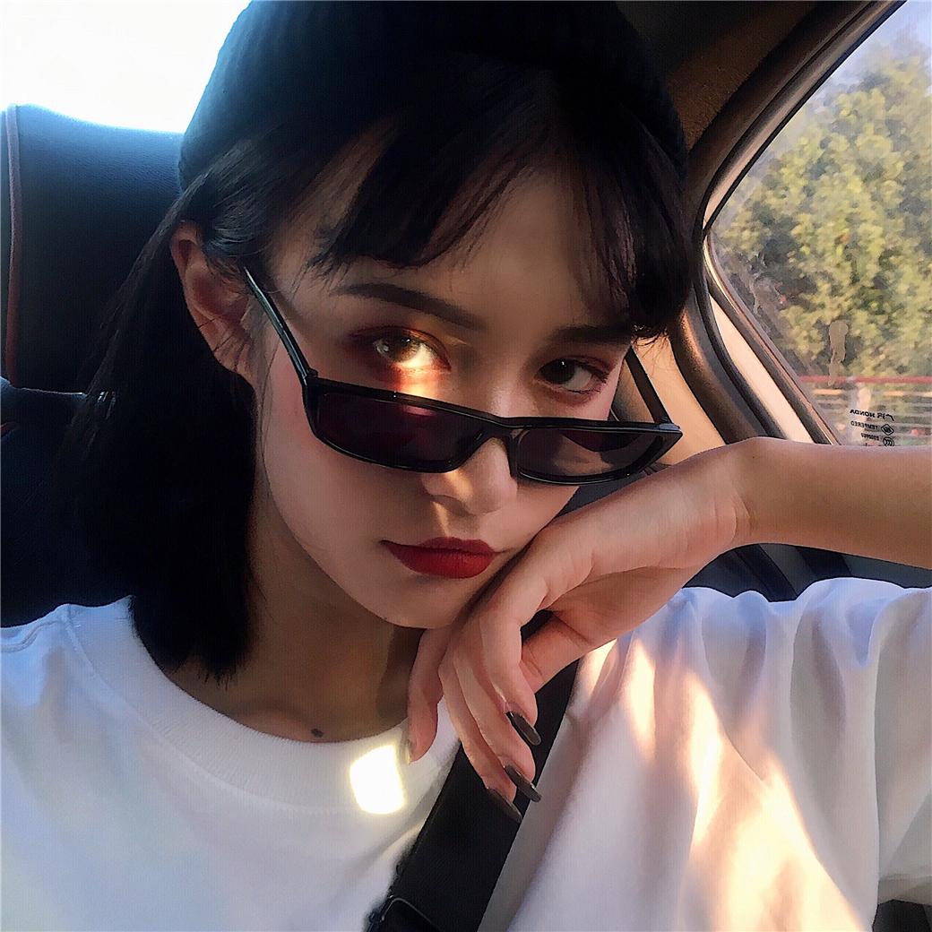 Kính Mát Gọng Chữ Nhật Phong Cách Retro Chống Tia Uv400 Cho Nữ | BigBuy360 - bigbuy360.vn