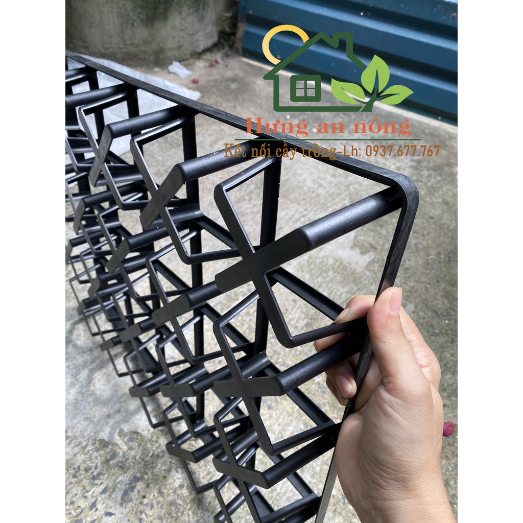 L2 - Set 2/5 khay chữ nhật 20/24/32 Ô VUÔNG - dùng chứa chậu ươm trồng sen đá xương rồng cây cảnh giò lan.