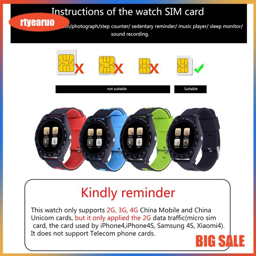 【199k0207】Z1 Smart Watch Message Push Call Support SIM TF Card Pedometer Sports Watch