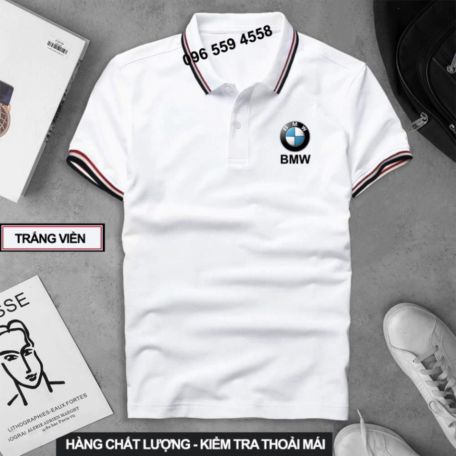 Áo thun Polo BMW Cao Cấp - Polo có cổ Logo Hãng Xe Ô tô nhiều màu sang trọng, lịch lãm, đẳng cấp, thời trang Polo Store