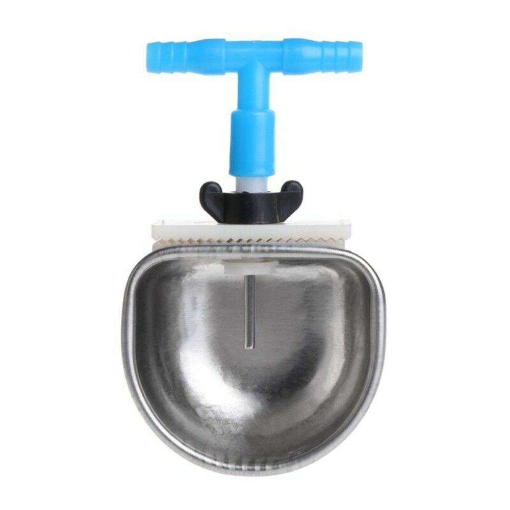 Bát Đựng Nước Uống Hình Chữ T Bằng Thép Không Gỉ Bền Thanh Lịch Cho Thỏ