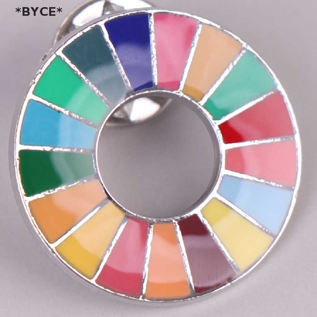 [BYCE] Ghim Cài Áo 17 Màu Phát Triển Được Bền Bỉ Liên Hiệp Quốc SDGs [Hot
