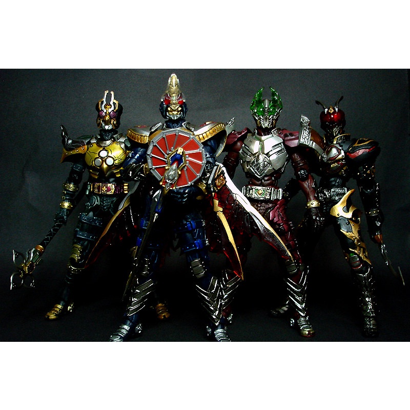 Mô hình Kamen Rider chính hãng SIC vol 37: Leangle & Blade