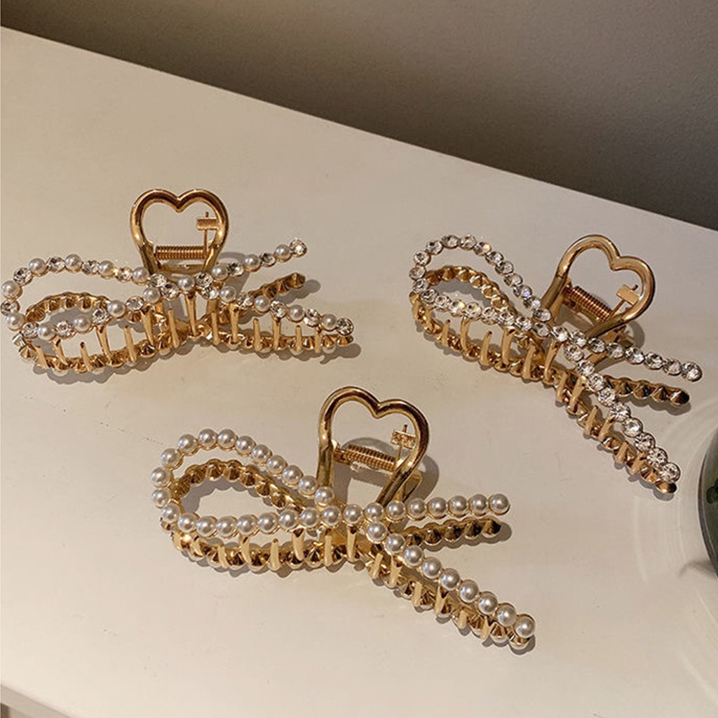 Kẹp tóc càng cua chất liệu kim loại kẹp cỡ lớn size 11cm thời trang Hàn Quốc, Lémi Accessories