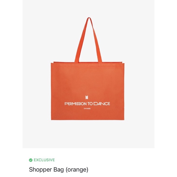 Shopper Bag permission to dance - Túi Tote BTS hàng official