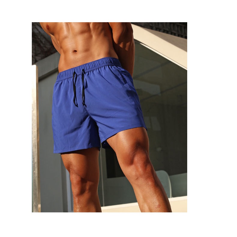 [ GYMEN ] Quần short thể thao nam  thoải mái thoáng khí mát mẻ vải chạy bộ tập thể dục quần bóng rổ  cỡ lớn  ngoài trời màu trơn  huấn luyện  hút mồ hôi