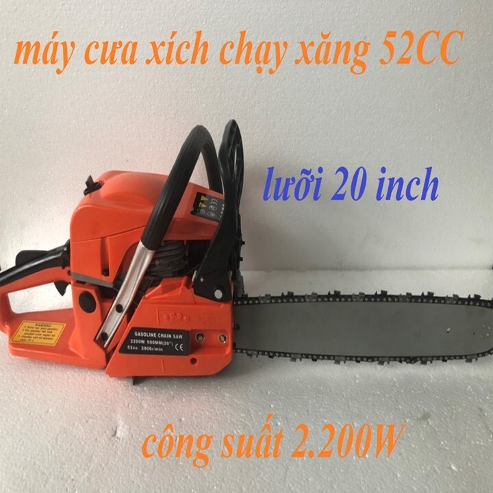Máy cưa xăng ⚡️ Công suất 52cc⚡️ SIÊU KHOẺ ⚡️ FREE SHIP TOÀN QUỐC ⚡️ THƯƠNG HIỆU NHẬT BẢN ⚡️ BẢO HÀNH TOÀN QUỐC