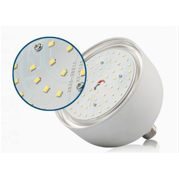 Bóng đèn LED tiết kiệm năng lượng siêu sáng công suất cao trụ trắng 5W 10W 15W 20W 30W 40W 50W