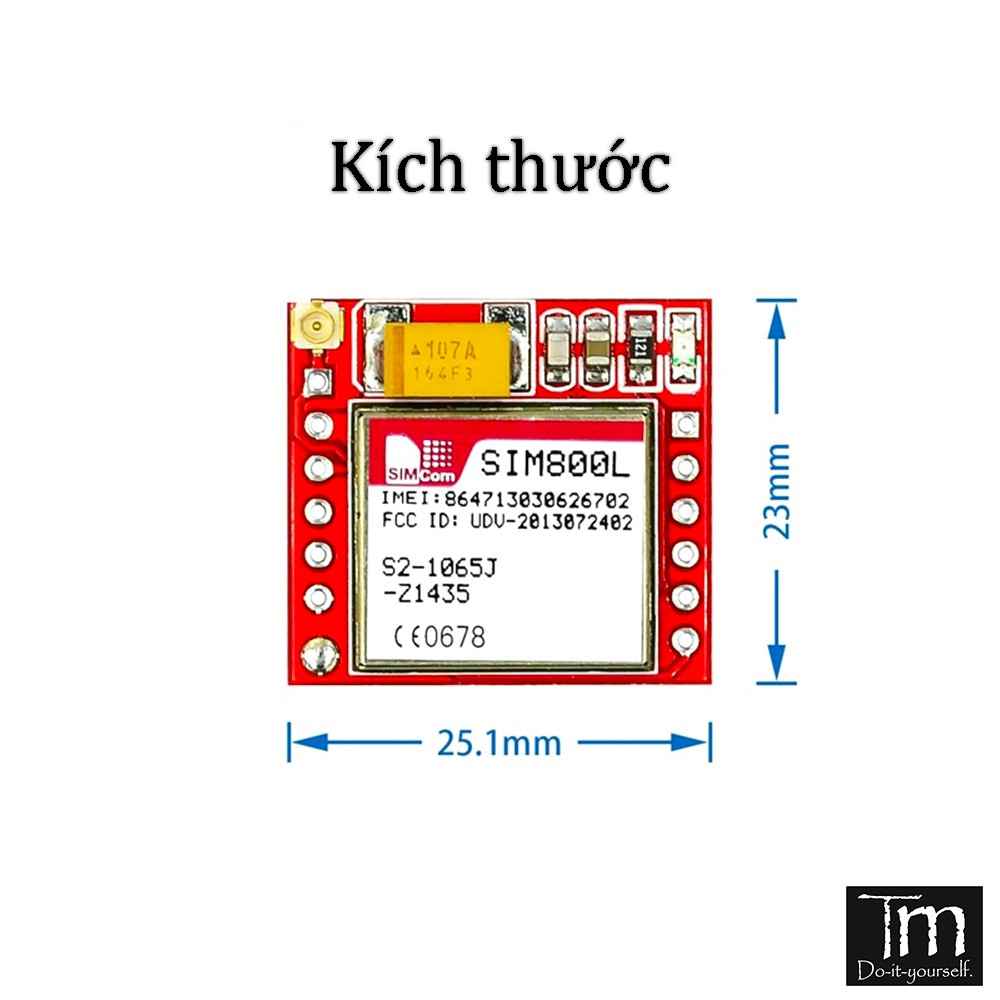 Sim 800L Module GPRS GSM Kèm Ăng ten