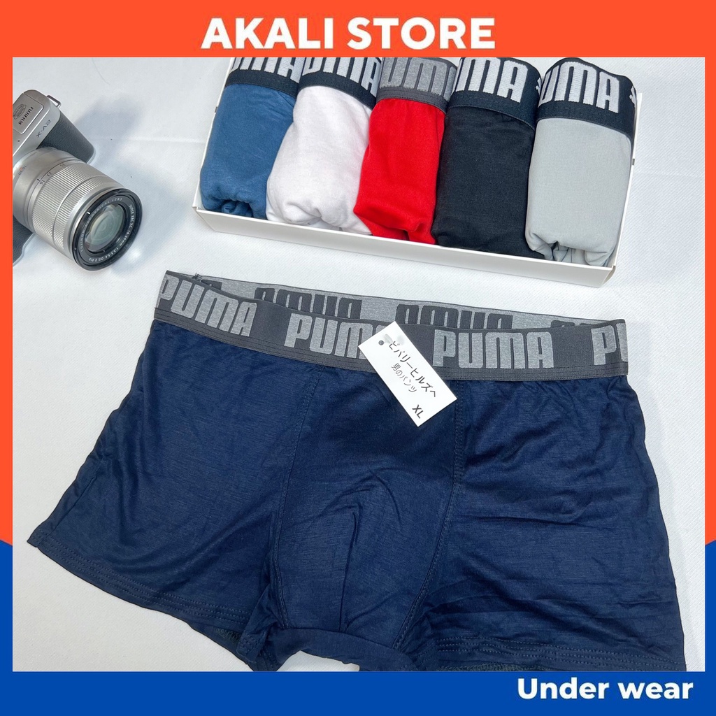 Quần lót nam thun lạnh, Quần sịp nam đùi cotton co dãn 4 chiều - AKALI