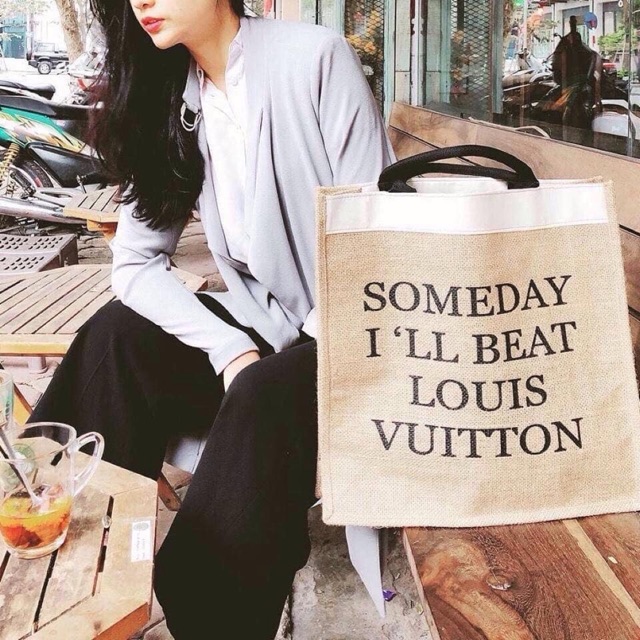 Túi cói " SOMEDAY" 149k + 2% phí shopee 3k