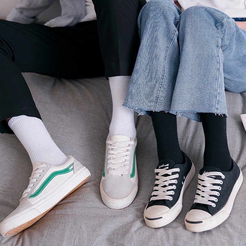 Vớ Văn Phòng cotton CỔ CAO thấm hút mồ hôi , không hôi chân