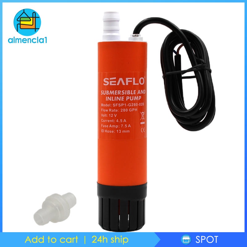 Bơm nước/thực phẩm chìm 12V 280GPH
 | BigBuy360 - bigbuy360.vn