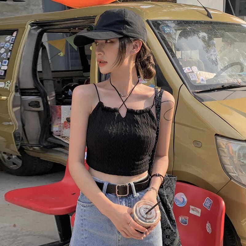 COZOK Áo dệt kim không tay 4 màu sắc chọn lựa thời trang cho nữ