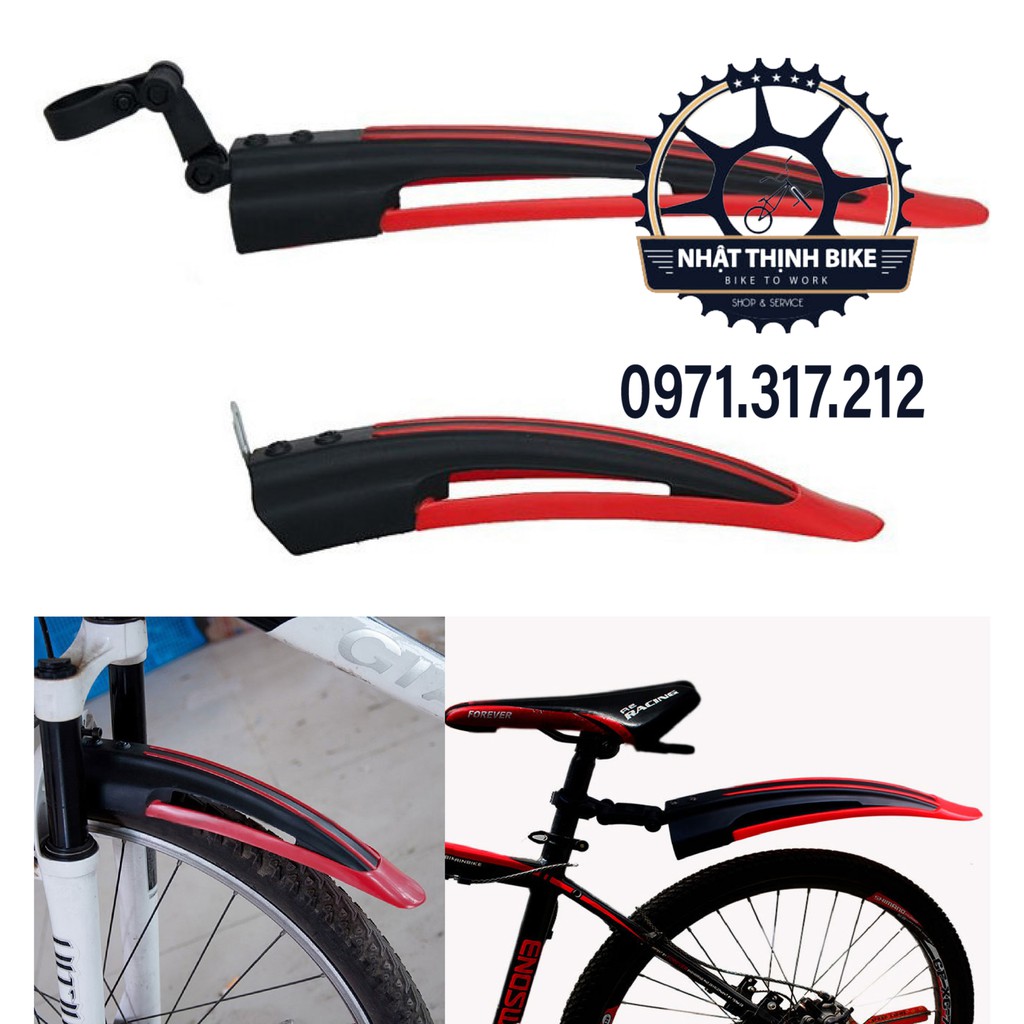 Combo 1 Cặp Chắn bùn xe đạp dè chắn bùn xe đạp Sọc Màu GIÁ SỈ