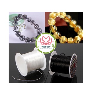 CUỘN DÂY XÂU CHUỖI HẠT CO GIÃN 0.8mm - 60m