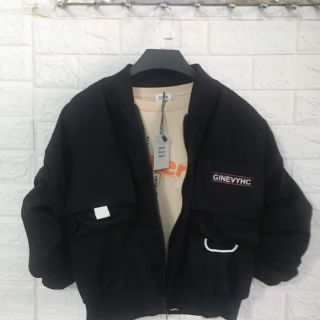 Áo khoác kaki nữ jacket dáng ngắn siêu cá tính