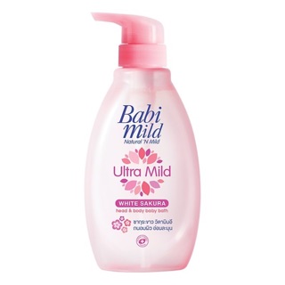 Sữa tắm gội cho bé Babi Mild 400ml