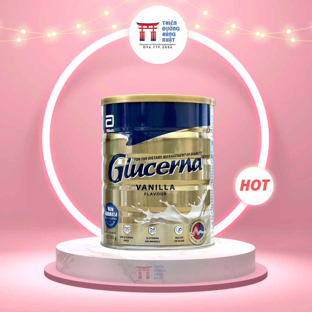 Sữa Glucerna Úc dành cho người tiểu đường 850 Gram [DATE T3/2024]