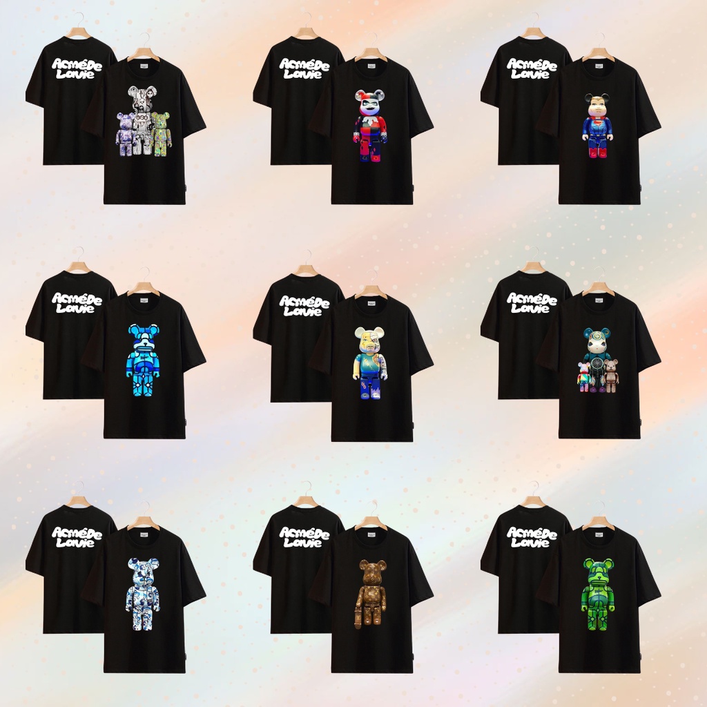 áo thun ADLV Bearbrick nhiều mẫu Unisex nam nữ Tubee shop
