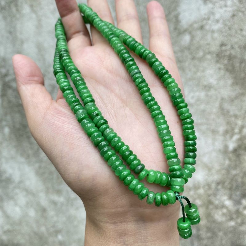 Chuỗi Đeo Tay Ngọc Màu Vàng, Màu Xanh Bánh Xe