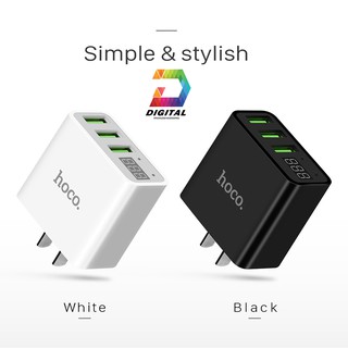 Củ Sạc Đa Năng 3 Cổng USB Hoco C15 Chính Hãng
