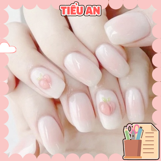 Charm (C342) slime/ Dụng Cụ Charm Trang Trí/ Làm Nail [Ko Keo &amp; Nút] Hình Trái Tim - Giá 1 cái