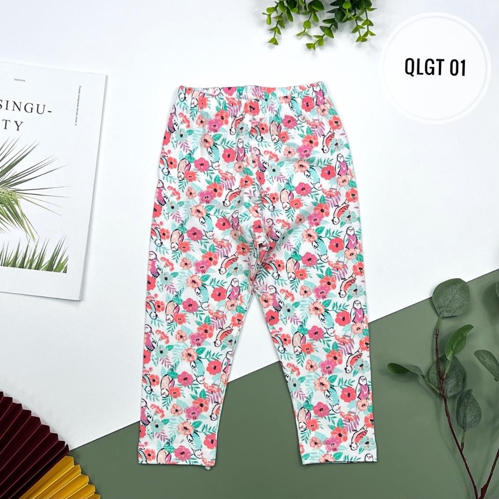 Quần legging bé gái, quần legging cho bé chất cotton mềm mát, size 9-14 tuổi - SUNKIDS