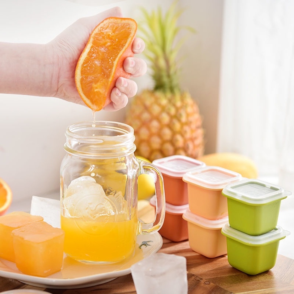 Khuôn Làm Đá Lạnh / Pudding / Trái Cây Có Nắp Đậy DIY Sáng Tạo