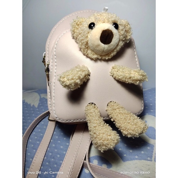 M11_Túi Balo Gấu Tự May Handmade