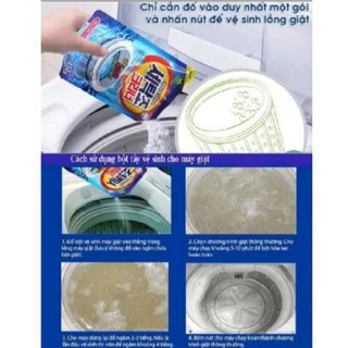 Bột tẩy lồng máy giặt siêu sạch