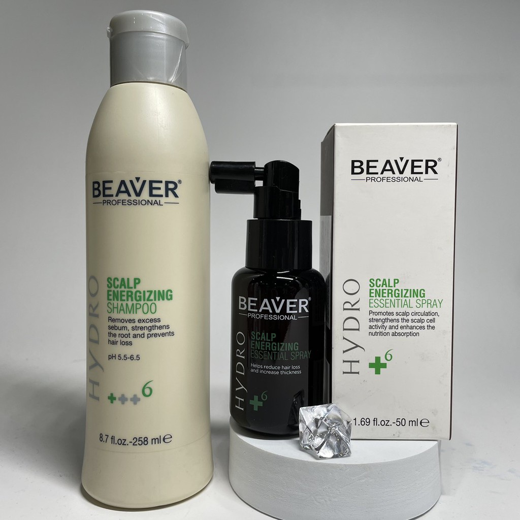 XỊT DƯỠNG DA ĐẦU CHỐNG RỤNG VÀ KÍCH THÍCH MỌC TÓC BEAVER +6 DẠNG CHAI 50ml