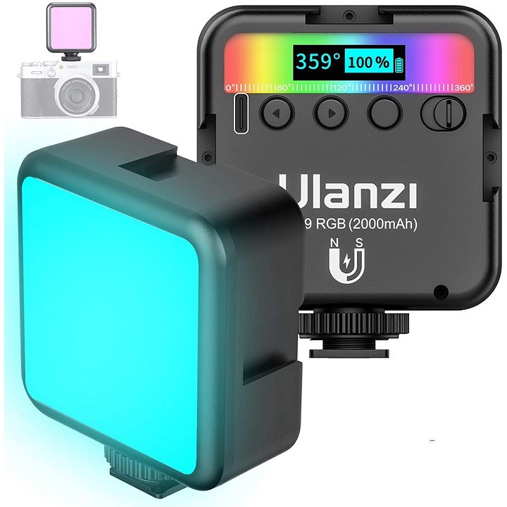 Đèn led video VL49 RGB Ulanzi tặng kèm đèn led mini cổng USB