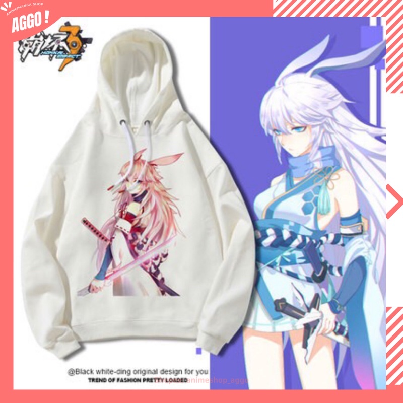 Áo Hoodie Nam Nữ Honkai Impact 3 Yae Sakura