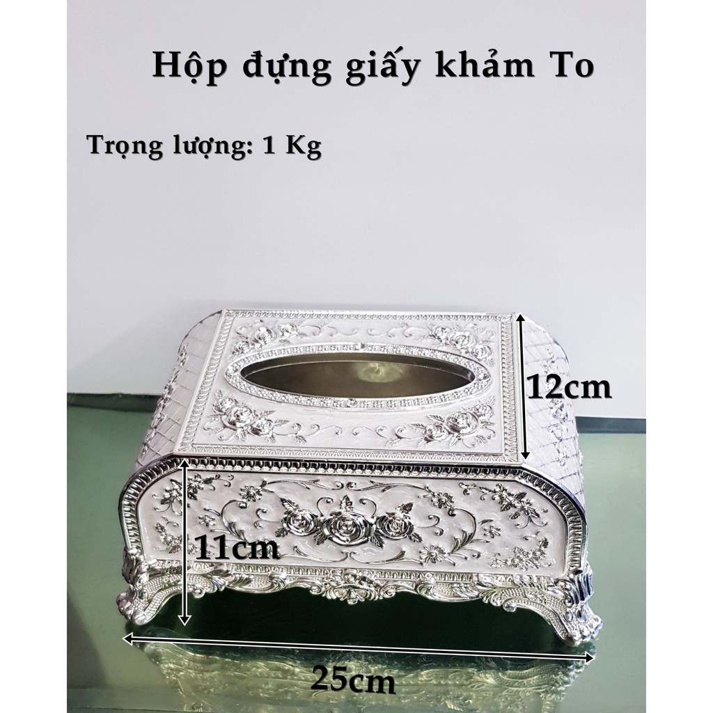 Hộp đựng giấy Hoàng Gia (Size To)