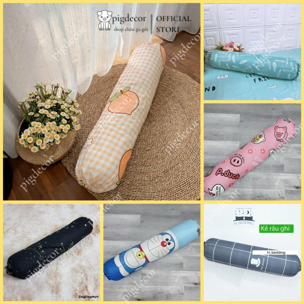 Vỏ gối ôm cotton poly nhiều mẫu đẹp dễ thương kích thước 35x100,được chọn mẫu | BigBuy360 - bigbuy360.vn