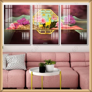 Tranh canvas treo tường nghệ thuật trừu tượng - Tranh Halo Canvas - decor trang trí nhà cửa