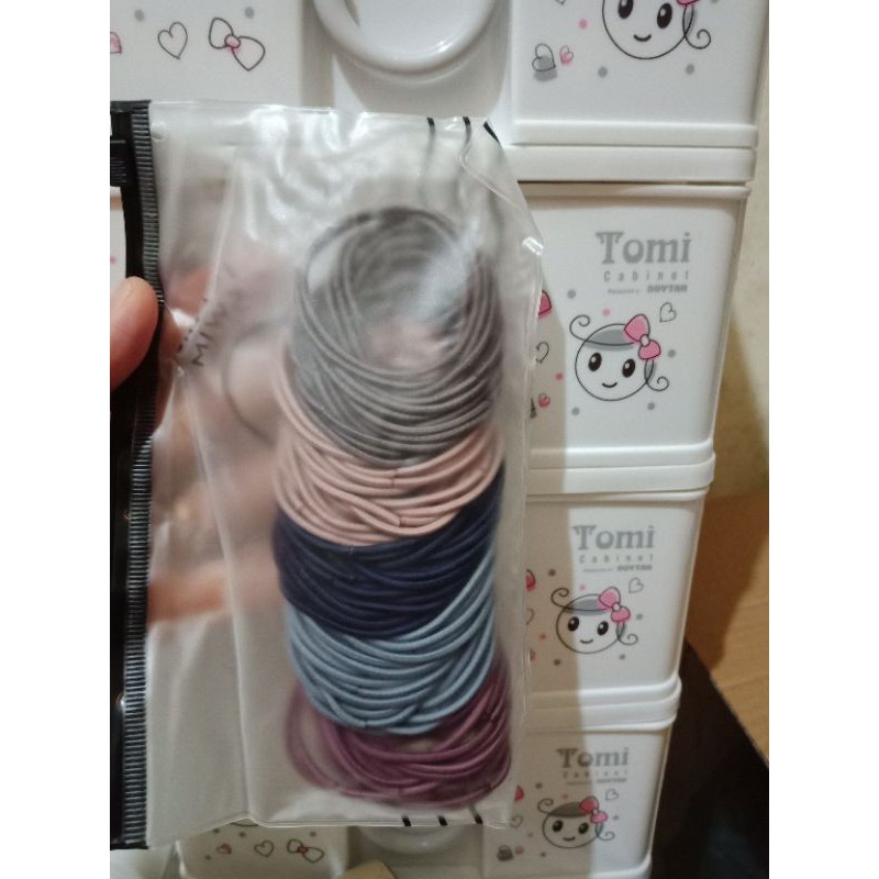Dây chun cột tóc set 5 sợi khác màu