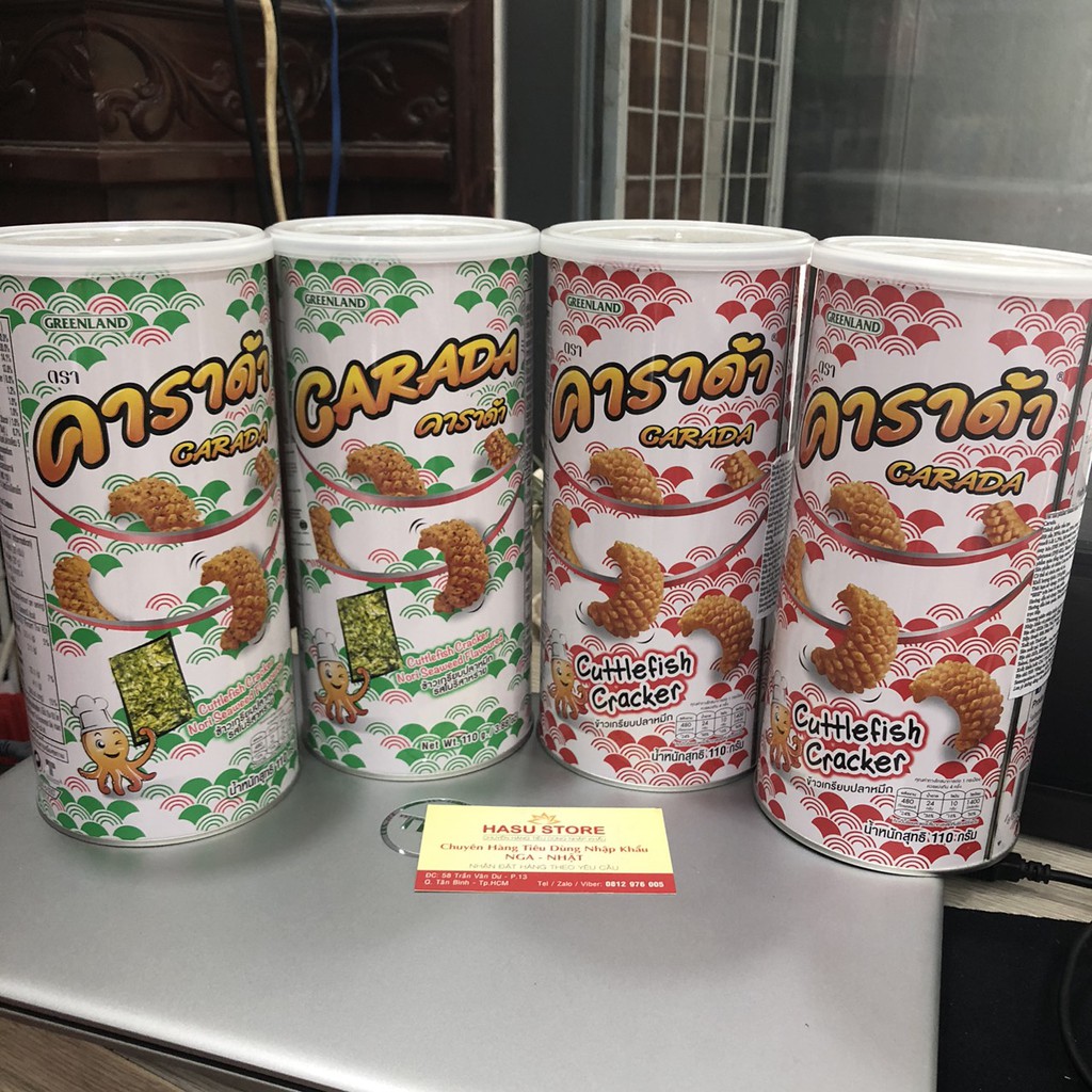 Snack mực Carada Thái Lan 110g