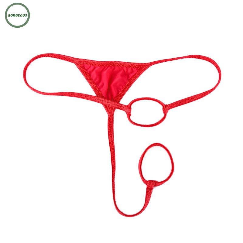 Underwear Bikini Pouch Elastic Men's G string Lingerie Knickers Underpants