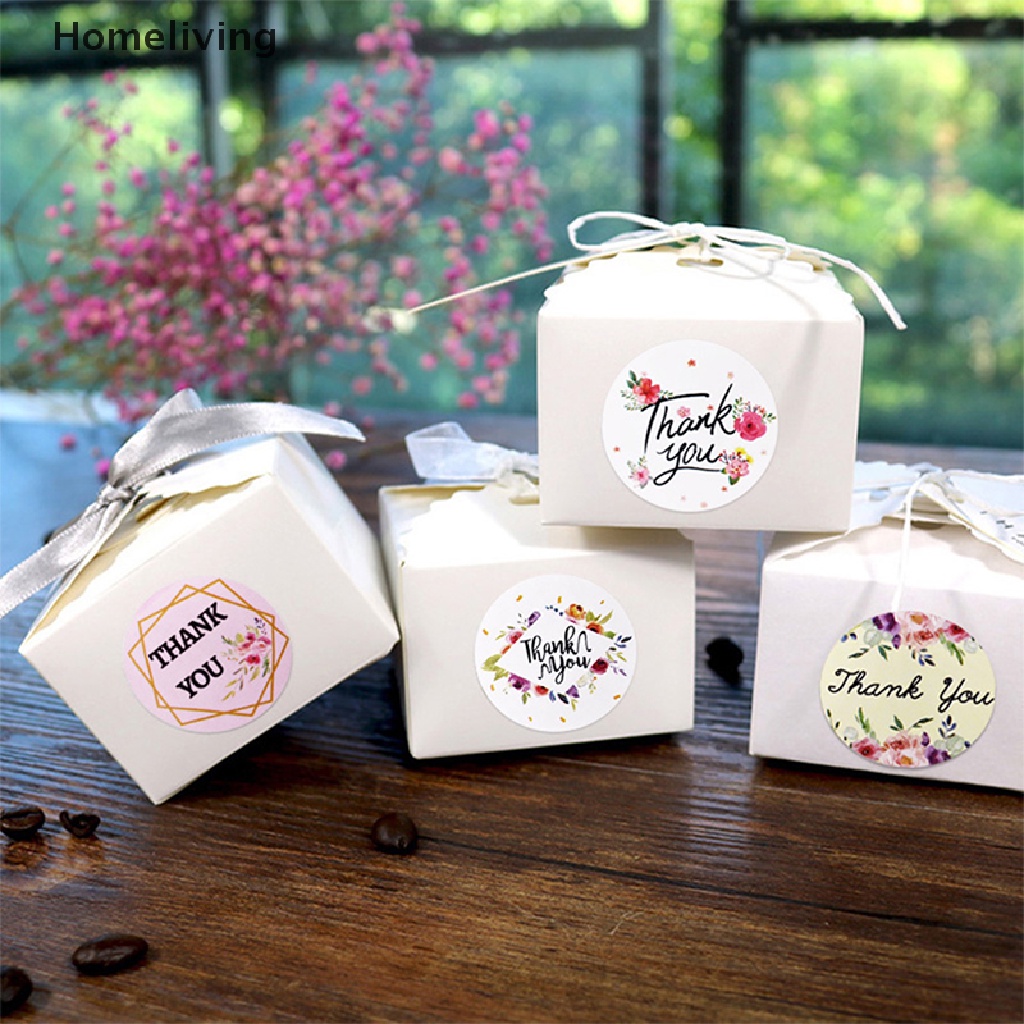 Cuộn 500 Nhãn Dán Tròn Thank You Trang Trí Tiệc