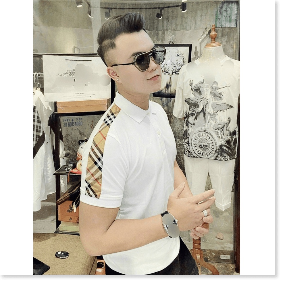 ÁO THUN NAM NGẮN TAY CỔ TRỤ CỰC ĐẸP , SANG CHẢNH KOKO MI