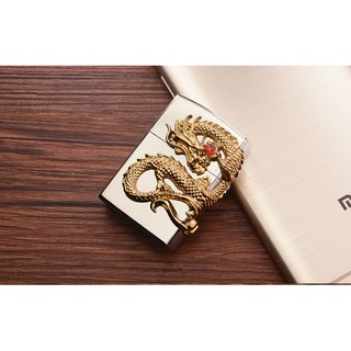 (phamthilam141196) Bật lửa Zippo hình rồng - 6270