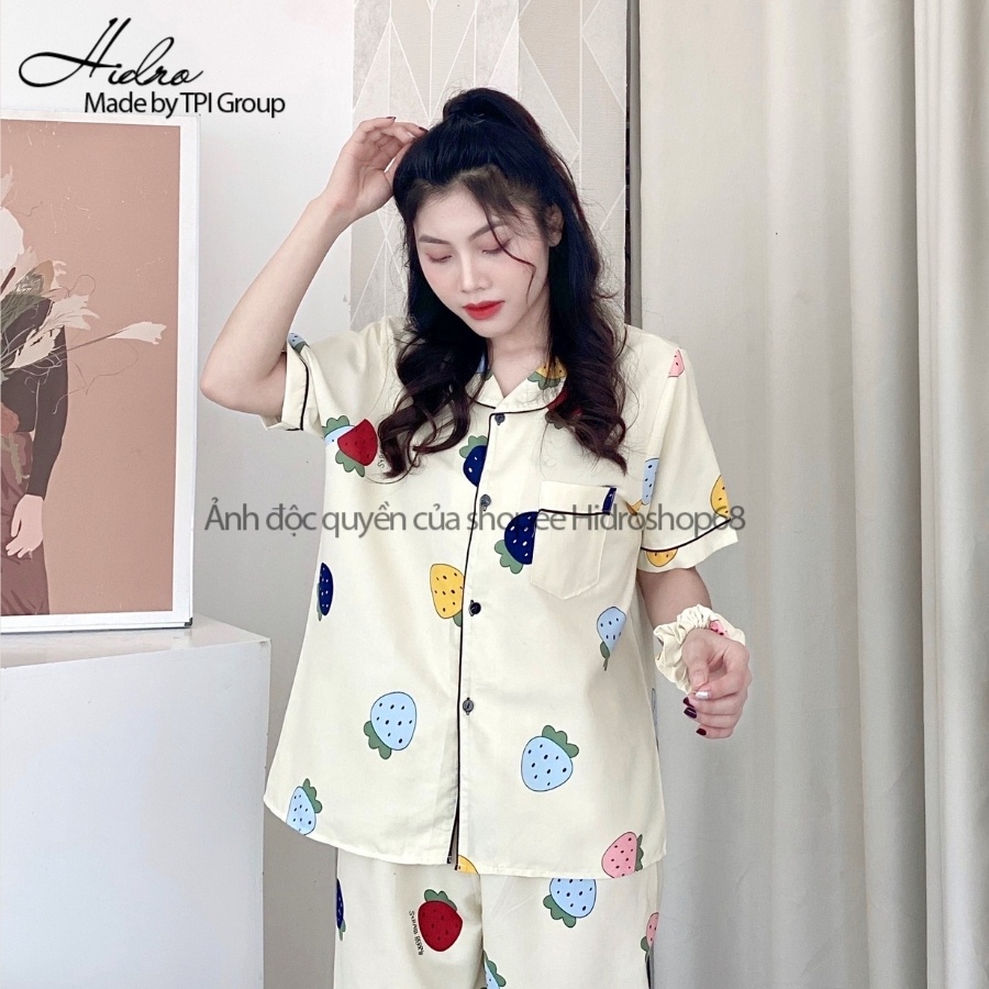 Bộ ngủ pijama tay ngắn quần dài