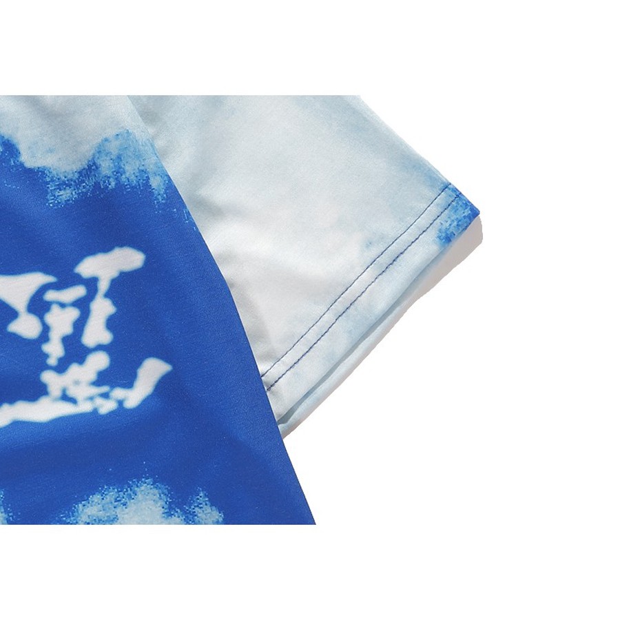 Áo Phông Nam Nữ LV Mây  Loang - Chất Liệu Cotton Mềm Mịn Co Gĩan 4 Chiều - Hàng Quảng Châu Cao Cấp - Kèm Ảnh,Video