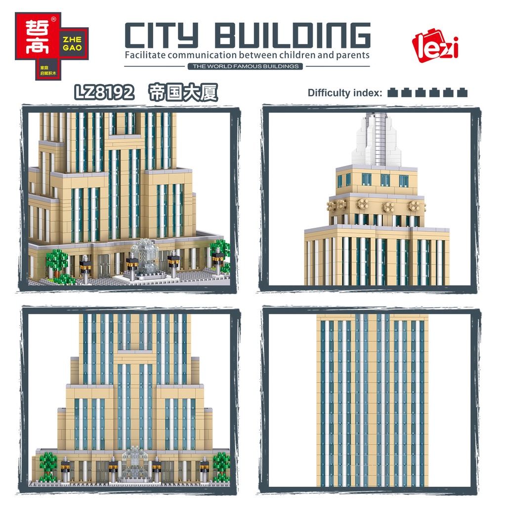 Bộ Đồ Chơi Lắp Ráp Mô Hình LZ8192 DIY Độc Đáo Thú Vị