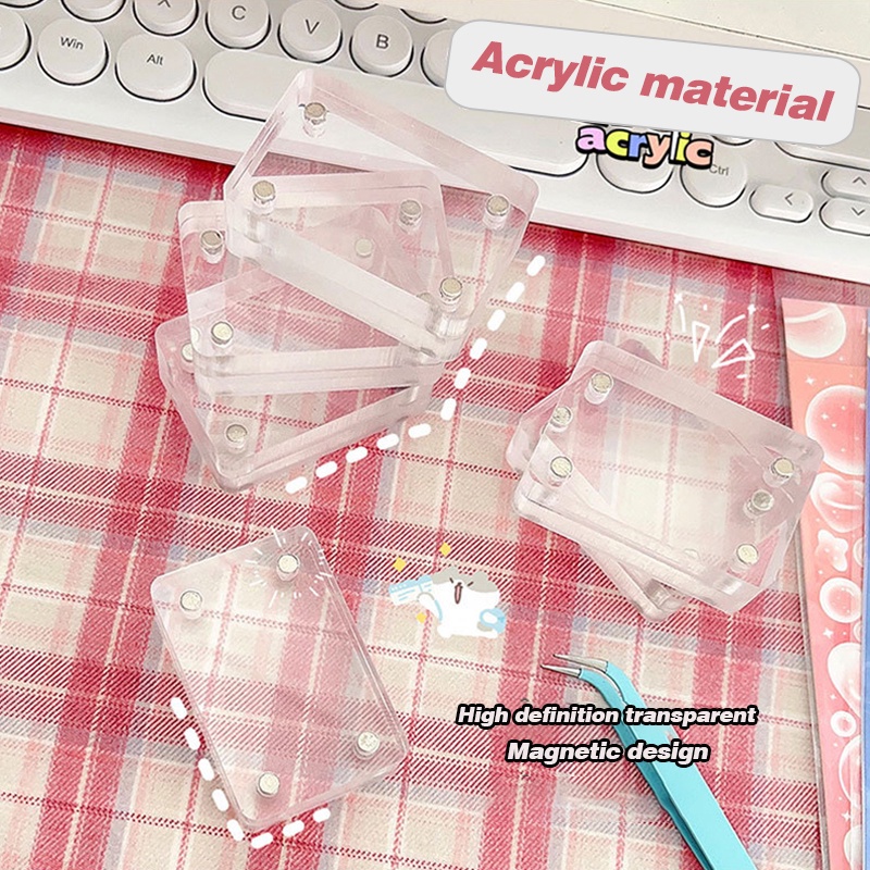 Giá Đỡ Khung Ảnh Từ Tính Bằng Acrylic Trong Suốt