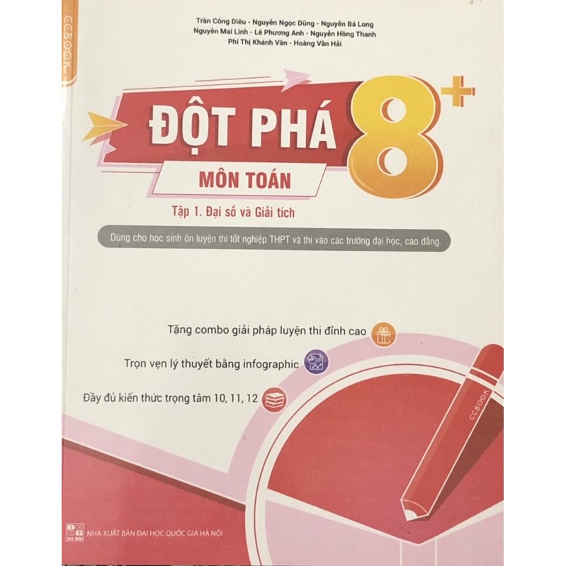 Sách - Đột Phá 8+ Môn Toán (tập 1: Đại Số Và Giải Tích)