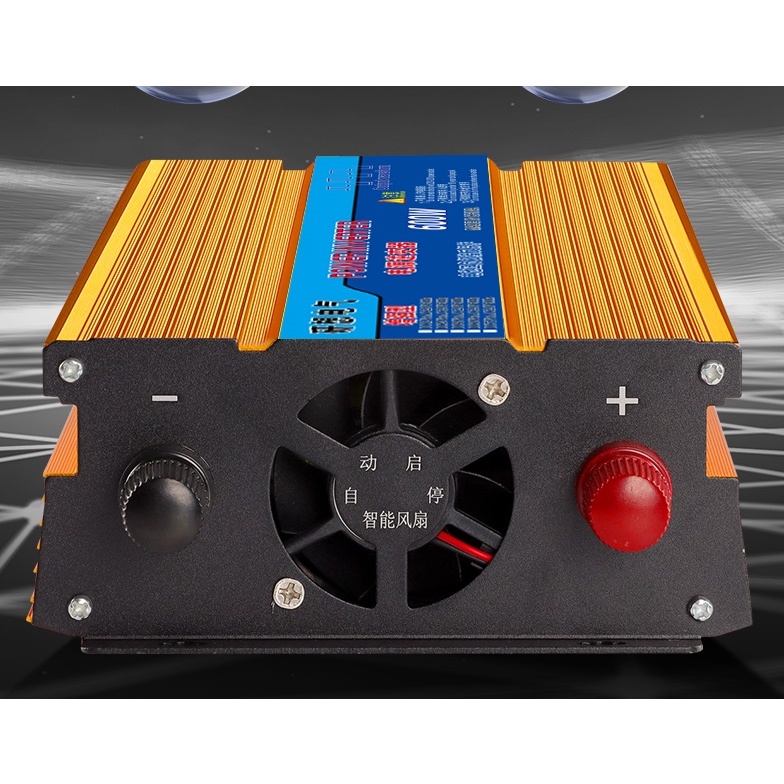 Bộ kich nguồn điện 12V-24v-48v-60v lên 220v 1200W-Bộ Chuyển Đổi Điện Inverter 1200W