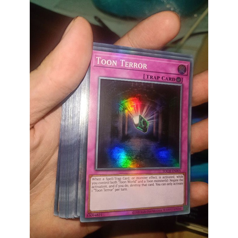 Tên thẻ bài yugioh: Toon Terror - TOCH-EN005 - Super Rare Unlimited